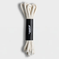 Flower Instincts ROUND BRAIDED LACES CREME - 135CM  – Italian Leather & Suede – Handcrafted in Portugal