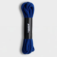 Flower Instincts ROUND BRAIDED LACES ELECTRIC BLUE - 135CM  – Italian Leather & Suede – Handcrafted in Portugal