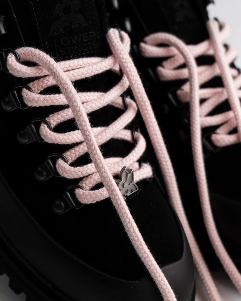ROUND BRAIDED LACES ROSE