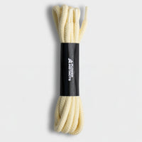 Flower Instincts ROUND BRAIDED LACES YELLOW - 135CM  – Italian Leather & Suede – Handcrafted in Portugal