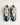 Flower Instincts SNEAKERS DAYTONA BLUE HOUR  – Italian Leather & Suede – Handcrafted in Portugal