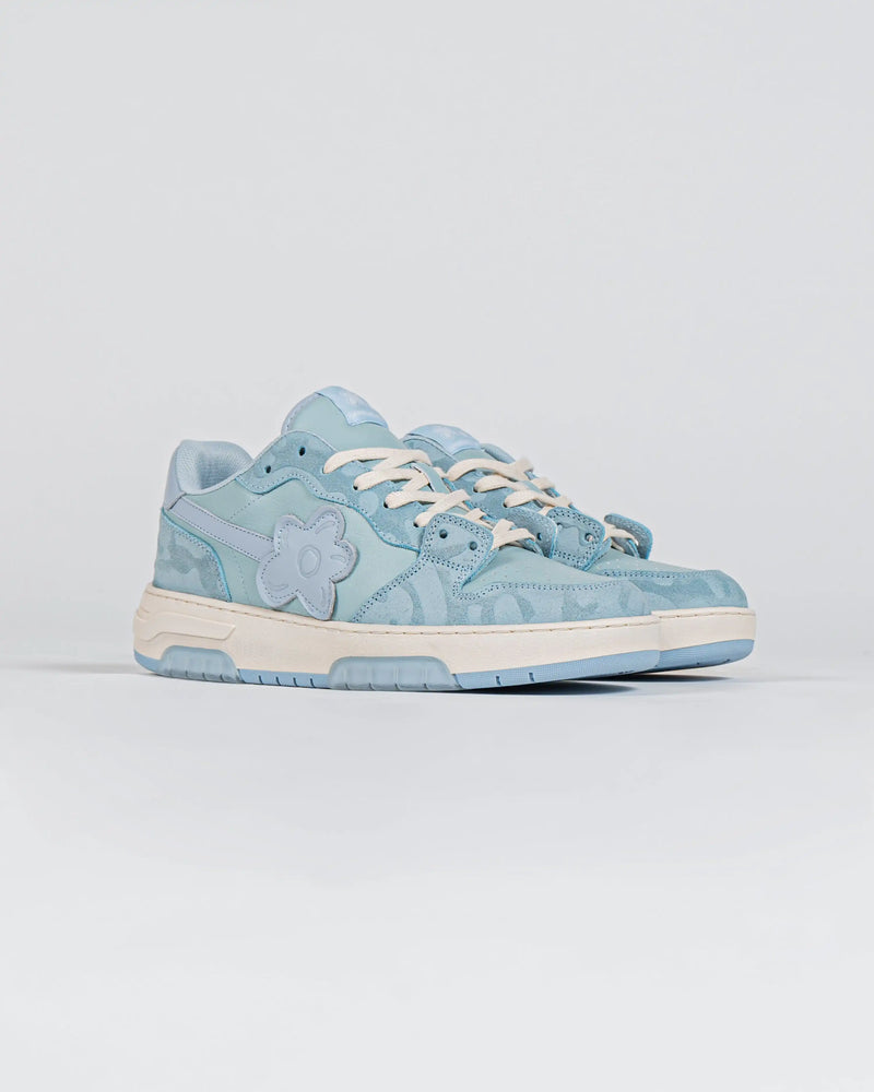 SNEAKERS FLOWER LOOPS BLEU
