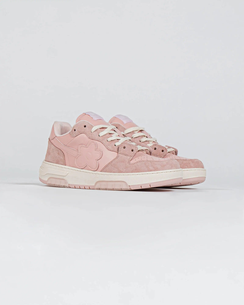 SNEAKERS FLOWER LOOPS ROSE
