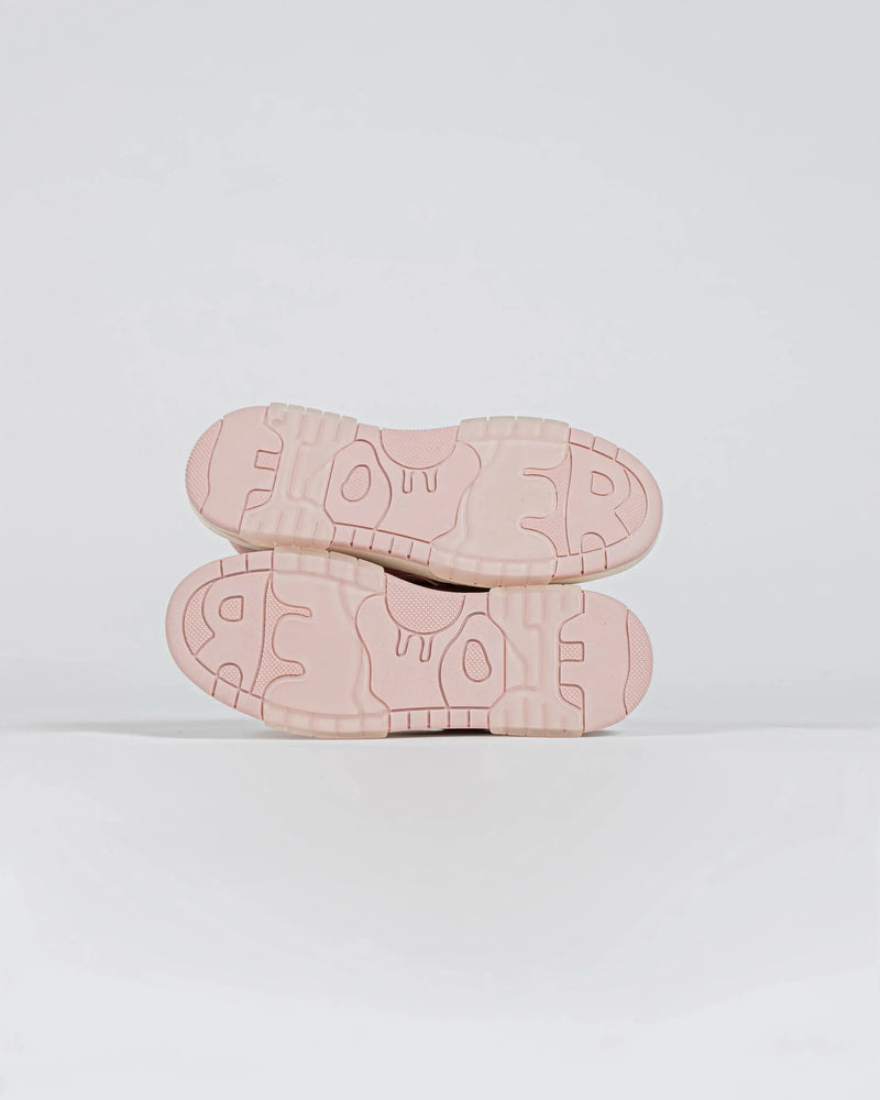 SNEAKERS FLOWER LOOPS ROSE