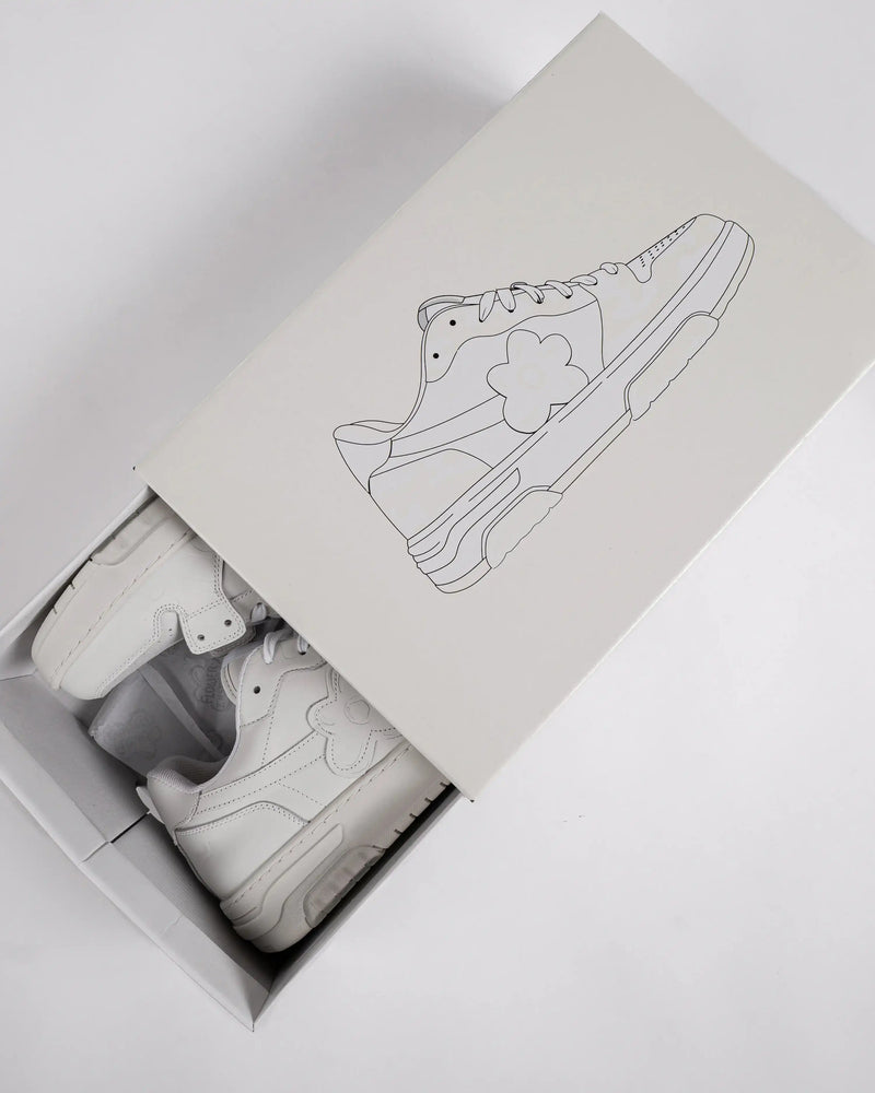 FLIN PURE WHITE SNEAKERS