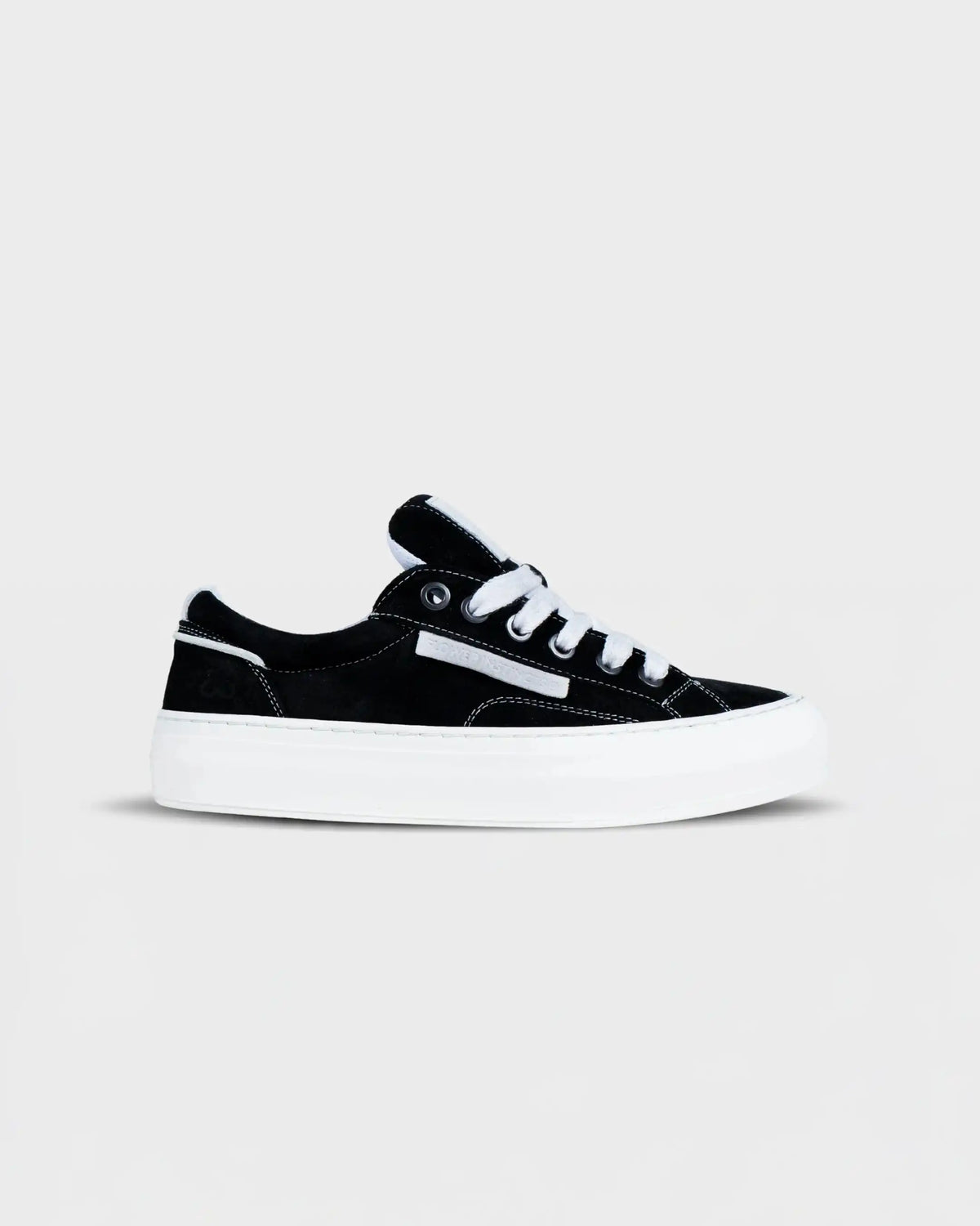 Flower Instincts SNEAKERS PENNY BLACK w/ THOMAS ISER  – Italian Leather & Suede – Handcrafted in Portugal