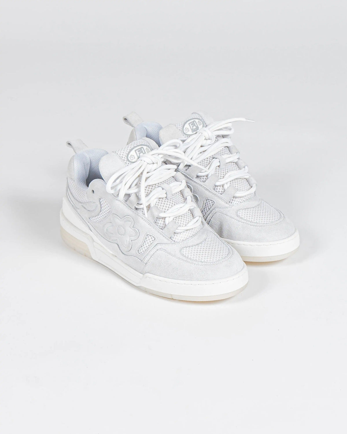 Flower Instincts SNEAKERS SDT 101 CRYSTAL  – Italian Leather & Suede – Handcrafted in Portugal
