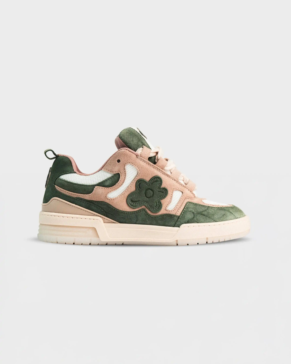 Flower Instincts SNEAKERS SDT GREENBERRY  – Italian Leather & Suede – Handcrafted in Portugal