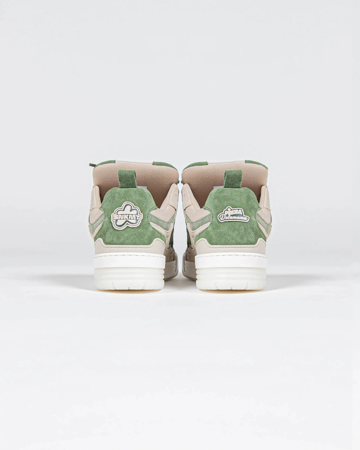 Flower Instincts SNEAKERS SDT GREEN POULETO  – Italian Leather & Suede – Handcrafted in Portugal