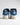 Flower Instincts SNEAKERS SDT ICE PACK BLUE  – Italian Leather & Suede – Handcrafted in Portugal