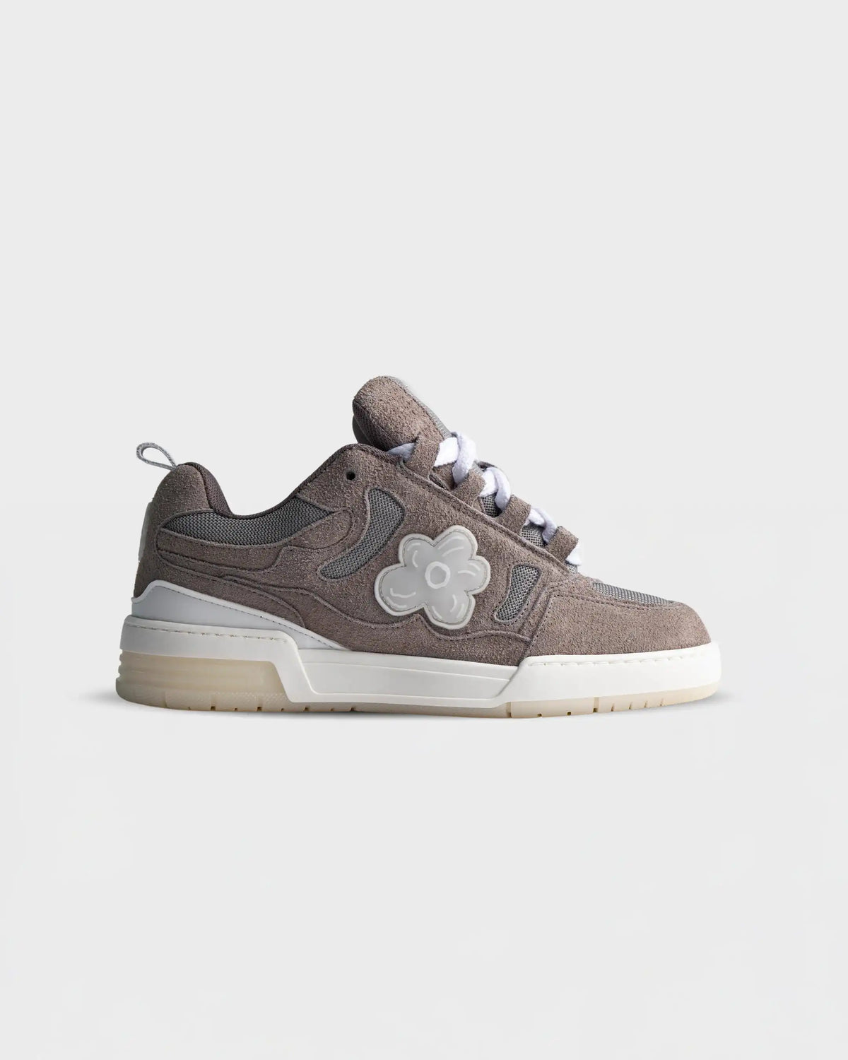 Flower Instincts SNEAKERS SDT ICE PACK GREY  – Italian Leather & Suede – Handcrafted in Portugal