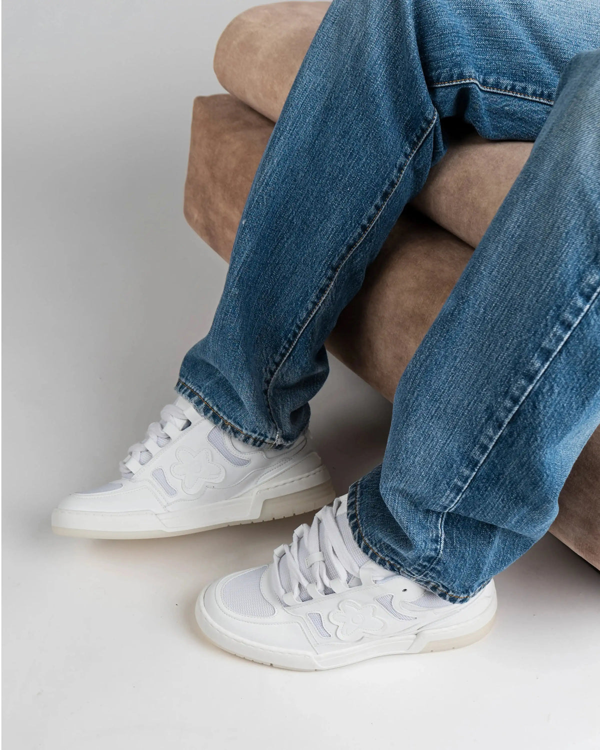 Flower Instincts SNEAKERS SDT PURE LOVE  – Italian Leather & Suede – Handcrafted in Portugal