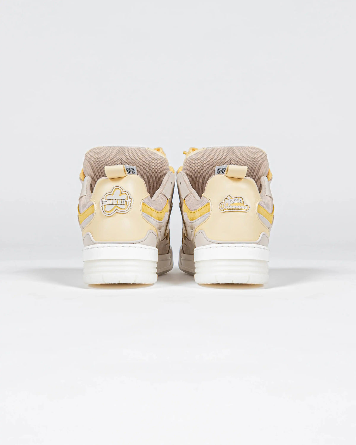Flower Instincts SNEAKERS SDT YELLOW FROMAGIO  – Italian Leather & Suede – Handcrafted in Portugal