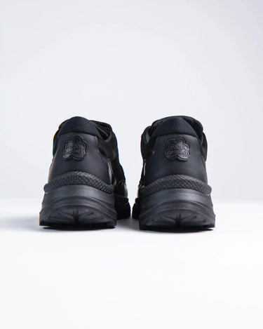 Sneakpeak Black — Premium Suede and Leather Sneaker | Flower