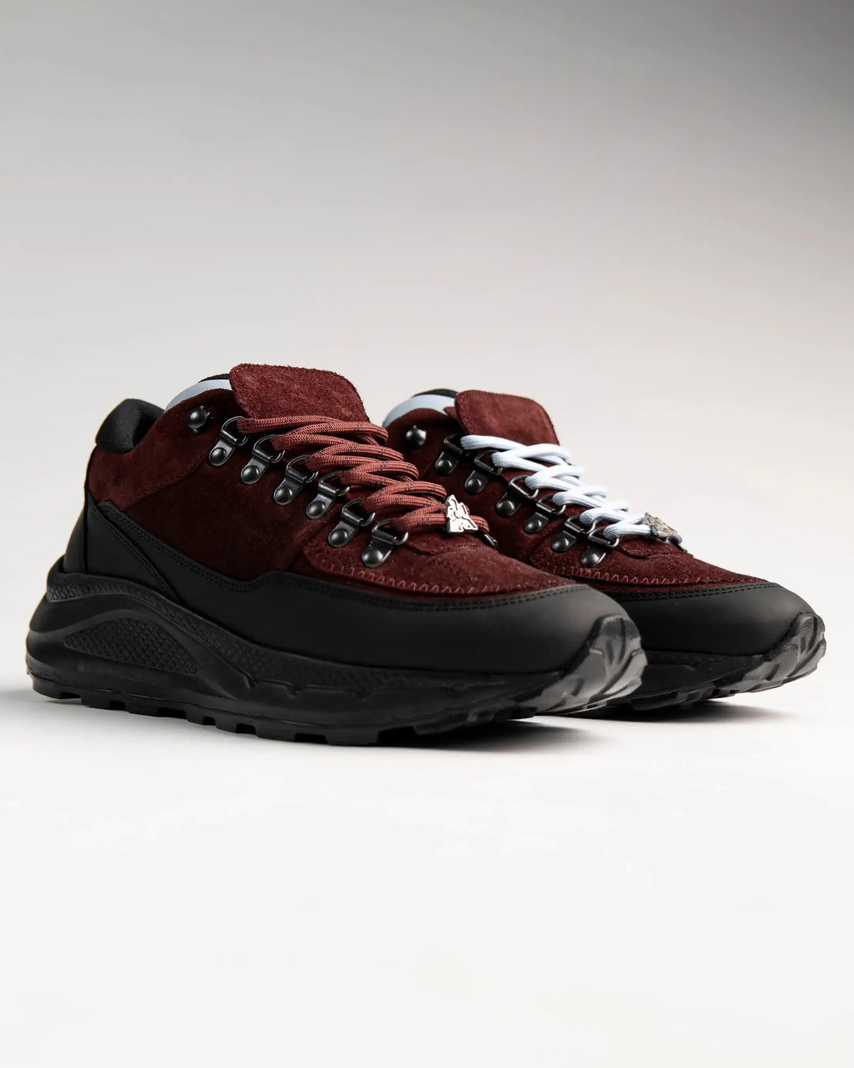 Flower Instincts SNEAKERS SNEAKPEAK RED & BLACK  – Italian Leather & Suede – Handcrafted in Portugal