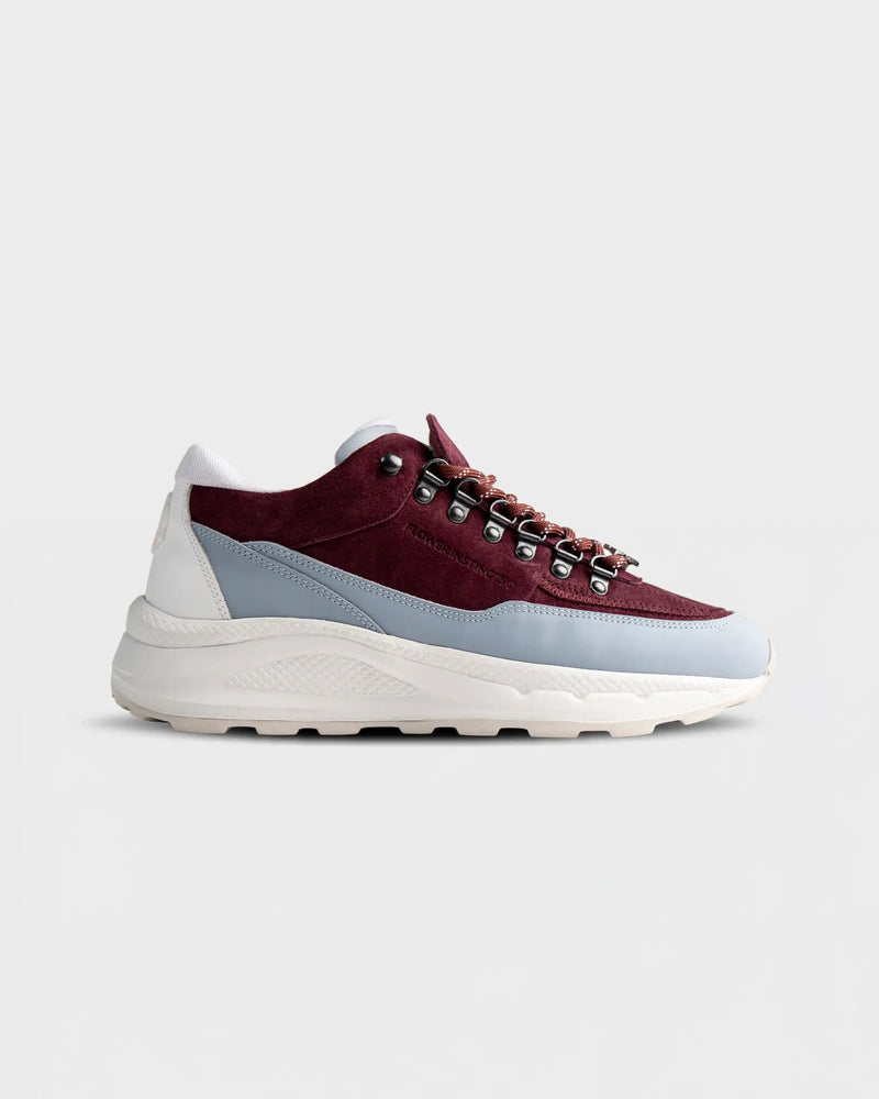 SNEAKPEAK SNEAKERS BORDEAUX & BLANC