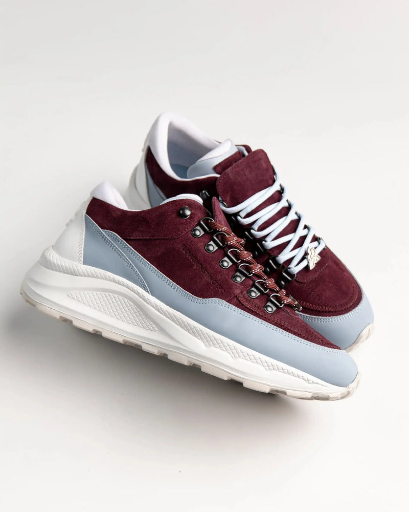 SNEAKPEAK SNEAKERS BORDEAUX & BLANC