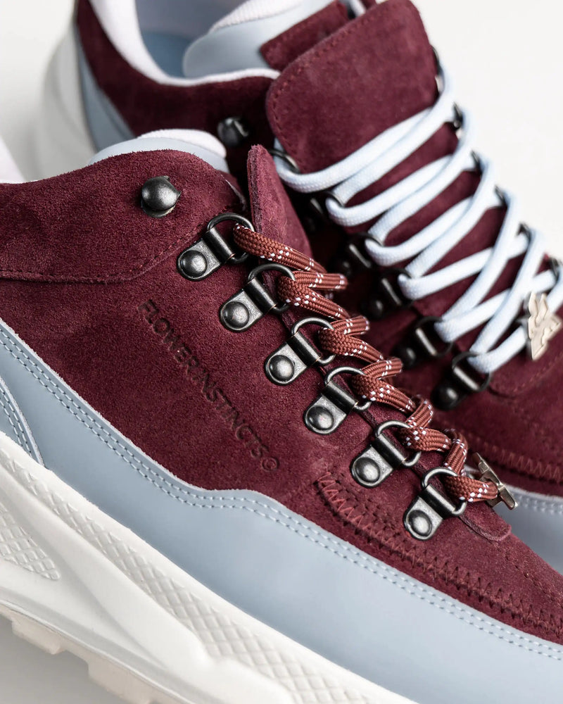SNEAKPEAK SNEAKERS BORDEAUX & BLANC