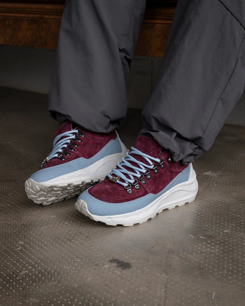 SNEAKPEAK SNEAKERS BORDEAUX & BLANC
