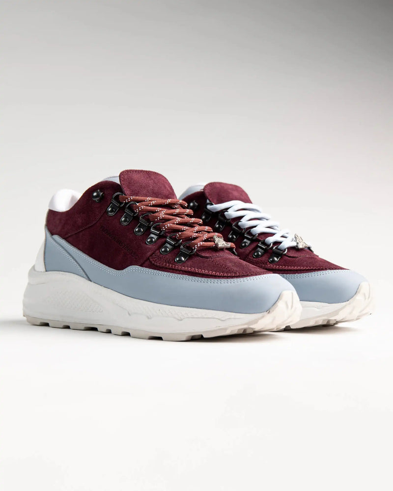 SNEAKPEAK SNEAKERS BORDEAUX & BLANC