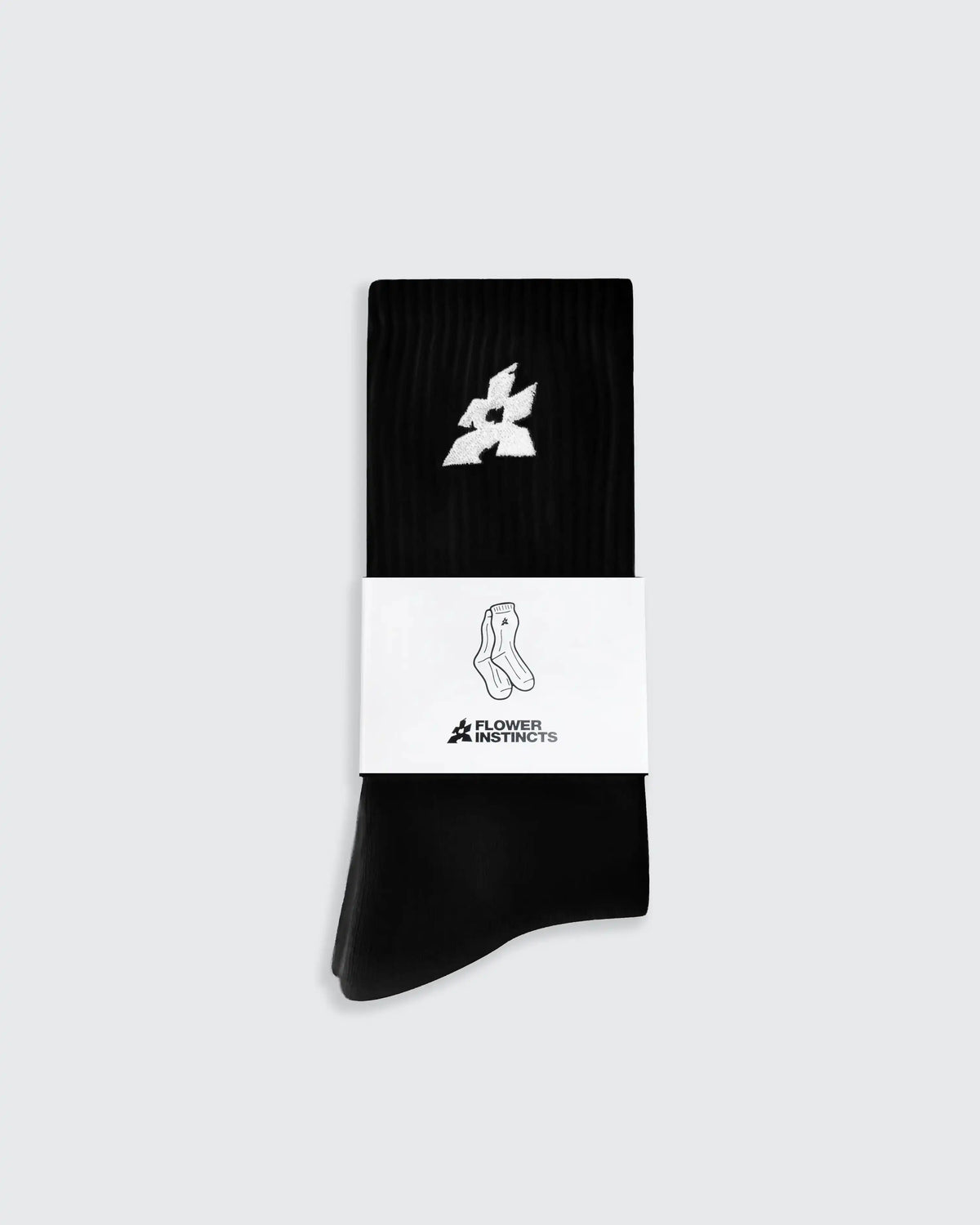 Flower Instincts SOCKS FLOWER CLASSIC BLACK  – Italian Leather & Suede – Handcrafted in Portugal