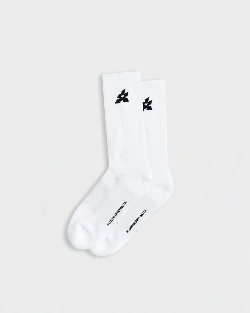 SOCKS FLOWER CLASSIC WHITE