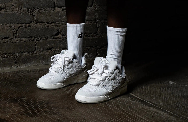 SOCKS FLOWER CLASSIC WHITE