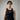 Flower Instincts TANK TOP FLOWER BLACK  – Italian Leather & Suede – Handcrafted in Portugal