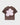 Flower Instincts TEE BROWN/PINK  – Italian Leather & Suede – Handcrafted in Portugal
