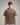 Flower Instincts TEE BROWN/PINK  – Italian Leather & Suede – Handcrafted in Portugal