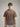 Flower Instincts TEE BROWN/PINK  – Italian Leather & Suede – Handcrafted in Portugal