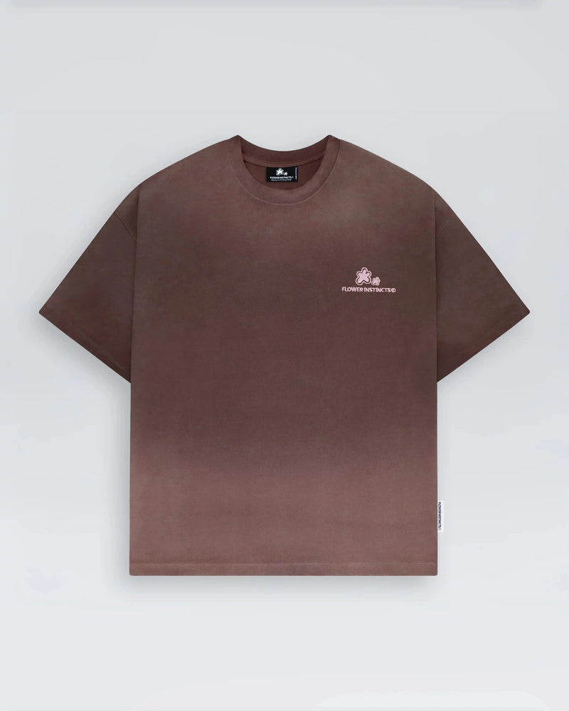 T-SHIRT CLASSIC BRUN/ROSE