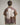 Flower Instincts TEE BROWN/PINK  – Italian Leather & Suede – Handcrafted in Portugal