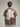 Flower Instincts TEE BROWN/PINK  – Italian Leather & Suede – Handcrafted in Portugal