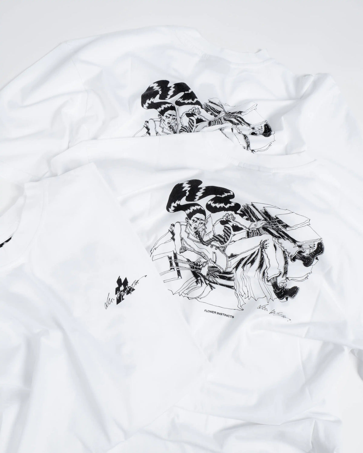 Flower Instincts TEE CONSUMERISM w/ LÉO KPODZRO  – Italian Leather & Suede – Handcrafted in Portugal