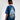 Flower Instincts TEE EL NOUAR BLUE  – Italian Leather & Suede – Handcrafted in Portugal