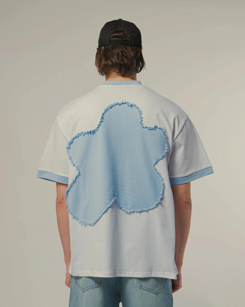 T-SHIRT CLASSIC BLEU/BLANC