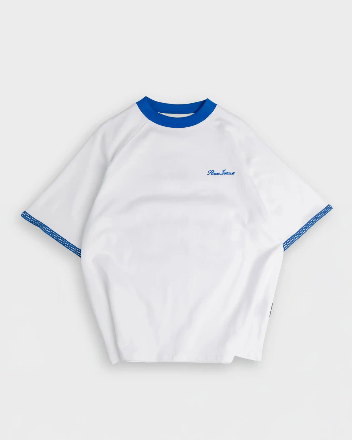 Flower Instincts TEE JASMINE BLUE  – Italian Leather & Suede – Handcrafted in Portugal