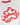 Flower Instincts TEE JASMINE RED  – Italian Leather & Suede – Handcrafted in Portugal