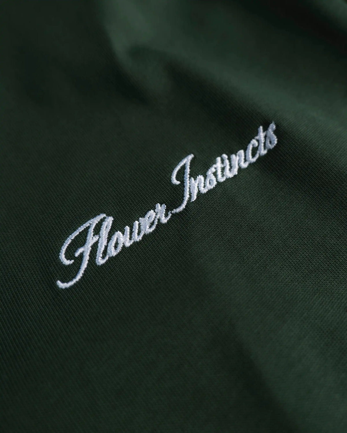 Flower Instincts TEE SIGNATURE PINE GREEN  – Italian Leather & Suede – Handcrafted in Portugal