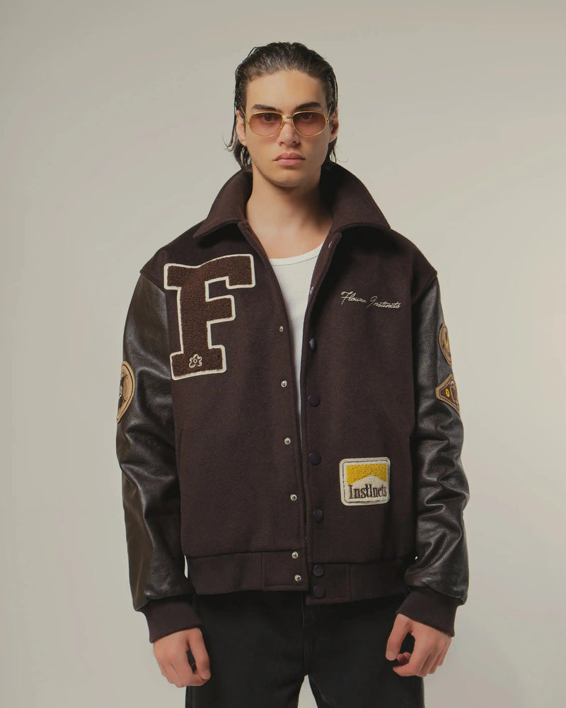 VARSITY JACKET TOBACCO