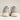 Flower Instincts Daytona Concrete sneaker, rear view with embossed heel logo