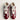 Flower Instincts Daytona Rosso sneaker, overhead view of the pair