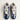 Flower Instincts Daytona Blue Hour sneaker, overhead view of the pair