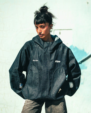 Parka Dar El Nouar Denim — Denim Jacket | Flower Instincts
